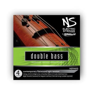 Preview of D&#039;Addario NS Electric NSFW610 3/4M 3/4 set, medium tension