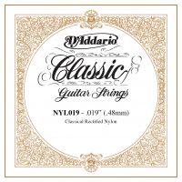 Thumbnail of D&#039;Addario NYL019 Rectified Nylon Classical Guitar Single String .019