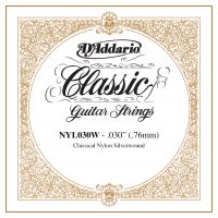 Thumbnail of D'Addario NYL030W Silver-plated Copper Classical Single String .030