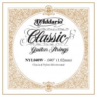Thumbnail of D'Addario NYL040W Silver-plated Copper Classical Single String .040