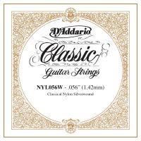 Thumbnail of D&#039;Addario NYL056W Silver-plated Copper Classical Single String .056
