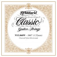 Thumbnail of D&#039;Addario NYL060W Silver-plated Copper Classical Single String .060