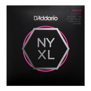 Preview van D&#039;Addario NYXLS0942, NYXL Nickel Wound, Super Light, Double Ball End, 09-42