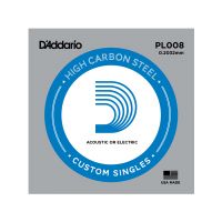 Thumbnail of D&#039;Addario PL008 Plain steel Electric or Acoustic