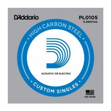 Preview of D&#039;Addario PL0105 Plain steel Electric or Acoustic
