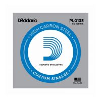 Thumbnail of D&#039;Addario PL0135 Plain steel Electric or Acoustic