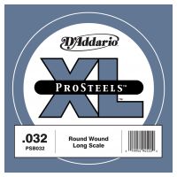 Thumbnail of D&#039;Addario PSB032 ProSteels Bass Guitar Single String, Long Scale, .032