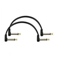 Thumbnail of D&#039;Addario PW-FPRR-206OS Flat Patch Cable, 6inch (15cm) Offset Right Angle, Twin PK