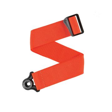 Preview of D'Addario PWSAL404 Auto Lock 2” Polypro Guitar Strap - Orange
