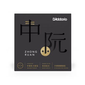 Preview of D&#039;Addario RUAN01 Medium Tension Zhongruan String Set