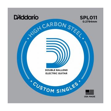 Preview van D&#039;Addario SPL011 Plain steel Electric double ball