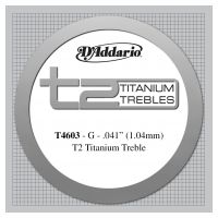 Thumbnail of D&#039;Addario T4603 T2 Titanium Treble Classical Guitar Single String, Hard Tension, Third String