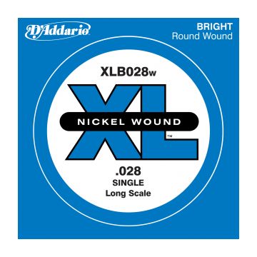 Preview of D&#039;Addario XLB028W Nickel Wound Long scale