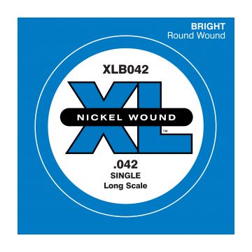 Preview of D&#039;Addario XLB042 Nickel Wound Long scale
