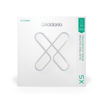 Preview of D'Addario XSE1156, XS Electric Nickel Plated Steel, Medium Top/Extra Heavy Bottom 11-56