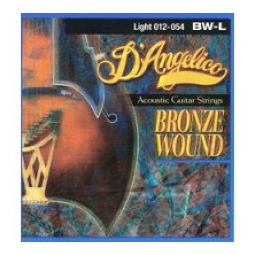 D' Angelico 054 singole Molière 80/20 Bronze Wound chitarra western 