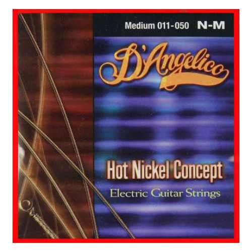011-050 Saitensatz E-Gitarre D'Angelico Hot Nickel Concept Medium 