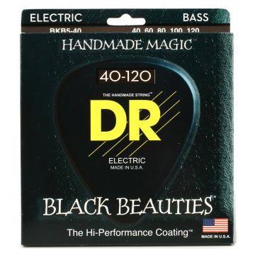 Preview of DR Strings BKB5-40 Black Beauties Coated Light 5-String .040 - .120