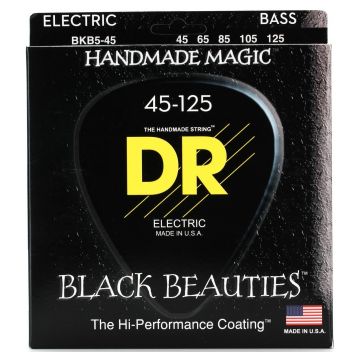 Preview of DR Strings BKB5-45 Black Beauties Coated Medium 5-String .045 - .125