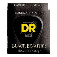 Thumbnail van DR Strings BKE7-10 Black Beauties Medium Black coated