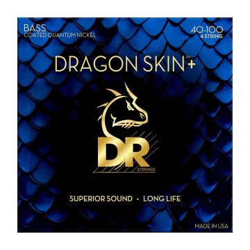 Preview of DR Strings DBQ-40 Dragon Skin+&trade; Quantum-Nickel alloy 4 string Light