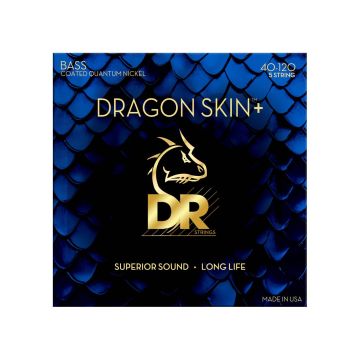 Preview of DR Strings DBQ5-40 Dragon Skin+&trade; Quantum-Nickel alloy Light 5 string