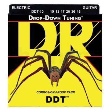 Preview van DR Strings DDT-10 Medium Drop Down Tuning Electric Guitar Strings