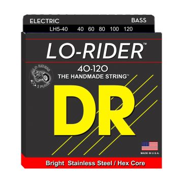 Preview of DR Strings LH5-40 Lo-Rider  Lite 5&#039;s
