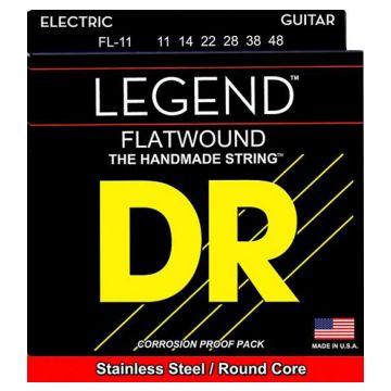 Preview of DR Strings Legend FL11 11-48 Extra-Lite flatwounds
