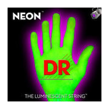 Preview van DR Strings NG-130 Neon HiDef Green Single .130