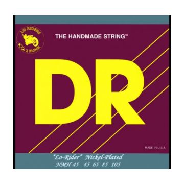 Preview of DR Strings NMH-45 Lo-Riders Medium  Nickel plated