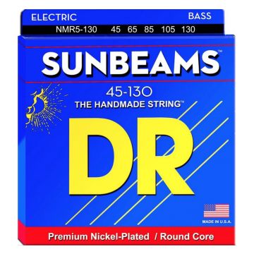 Preview van DR Strings NMR5-130 SunBeam  Medium 5 string