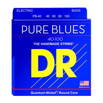 Preview of DR Strings PB-40 Pure blues Quantum-Nickel alloy