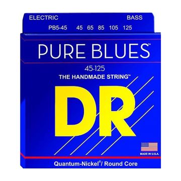 Preview of DR Strings PB5-45 Pure blues Quantum-Nickel alloy