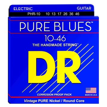Preview of DR Strings PHR-10 Pure blues Medium Round core  pure nickel