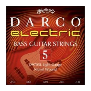 Preview van Darco (by Martin) D9705L  Light-5 strings Nickel wound