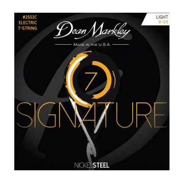 Preview van Dean Markley 2502C Custom Light 9-54 NickelSteel Electric Signature Series 7 String Set
