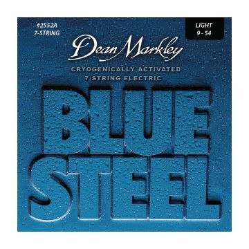 Preview of Dean Markley 2552A 7 String Set Blue Steel Light 9-54