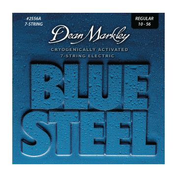 Preview of Dean Markley 2556A 7 String Set Blue Steel Regular 10-56
