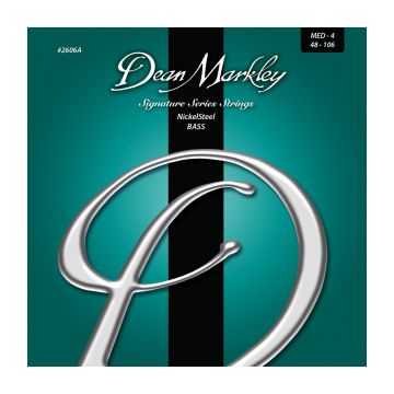Preview of Dean Markley 2606A Signature Series bass strings Medium 4 String 48-106
