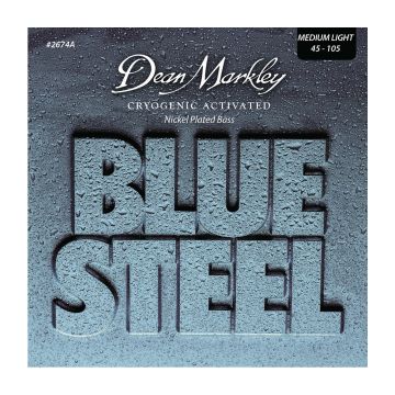 Preview van Dean Markley 2674A Blue Steel Nickel Medium Light 4 String 45-105