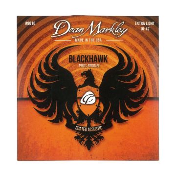 Preview of Dean Markley 8010 Blackhawk Pure Bronze  extra Light 10-47 (phos.bronze)
