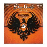 Thumbnail van Dean Markley 8010 Blackhawk Pure Bronze  extra Light 10-47 (phos.bronze)