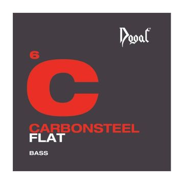 Preview van Dogal 35JC106C Carbon Steel flat wound 045‐105 4string Extra Long scale