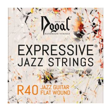Preview of Dogal R40D Vintage Jazz flat wound 012‐052