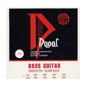 Preview of Dogal R44 Traditional Long Scale, Chrome, flat wound 4string