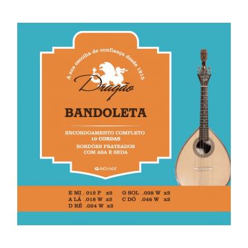 Preview of Drag&atilde;o D008 Bandoleta 5 course mandolin