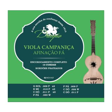 Preview van Drag&atilde;o D010 Viola Campani&ccedil;a &quot;F&aacute; Tuning&quot;