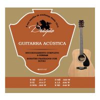 Thumbnail van Drag&atilde;o D020 Guitarra Acustica 11-46 Silverplated ball-end