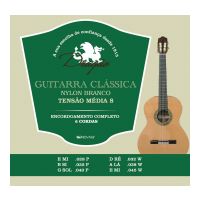 Thumbnail van Drag&atilde;o D030 Guitarra Classica Nylon &quot;Branco&quot; Medium tension